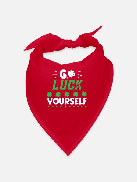 St. Patrick's Day - Bandana - red - Front
