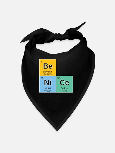 Chemist Chemist Chemistry Studies Professor React - Bandana - black - Front