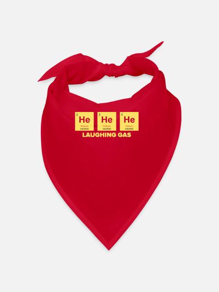 Chimiste Chimiste Études de chimie Professeur React - Bandana - rouge - Devant