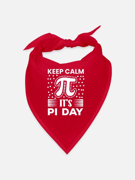 Pi Day Day Circle Number Pi - Bandana - red - Front