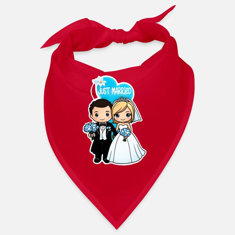 Just Married - For Wedding Bandana