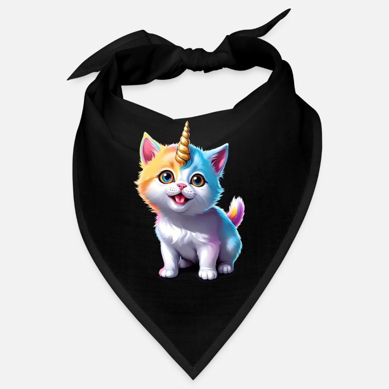 Chaton licorne Bandana