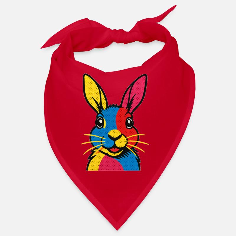 Rabbit Pop Art Bandana