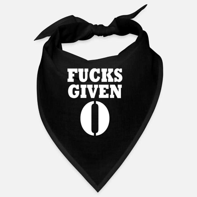 Zero fucks given Bandana