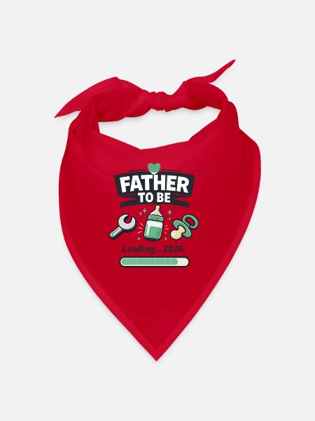 Papa à emporter 2026 - Bandana - rouge