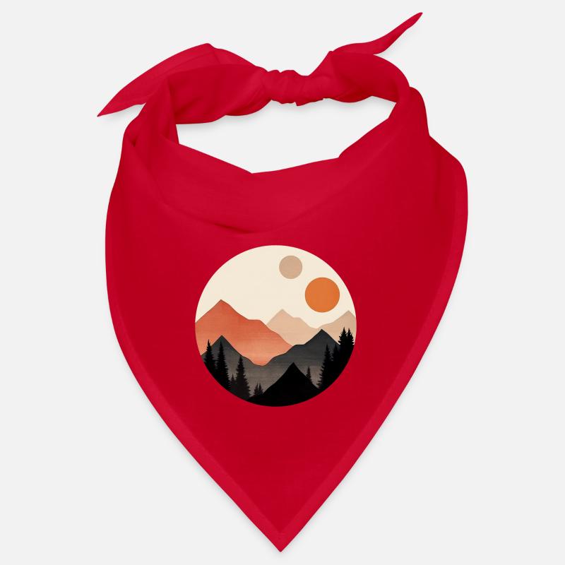 Mountains and two suns Bandana