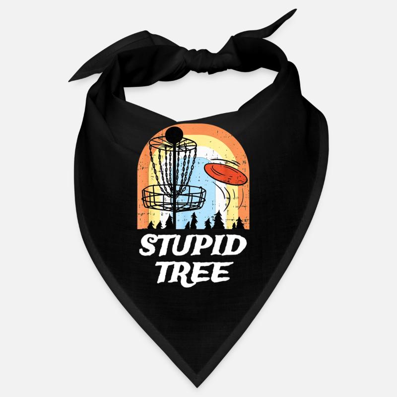 Disc Golf Stupid Tree Vintage Bandana