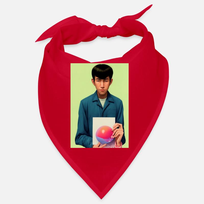 Bubble Gum Art Image - Selfie Artwork on LSD Bandana