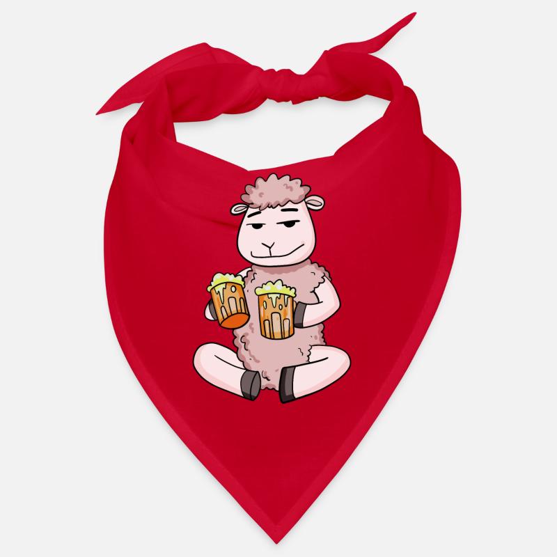 Sheep with beer glasses Beer Drinking alcohol Bandana