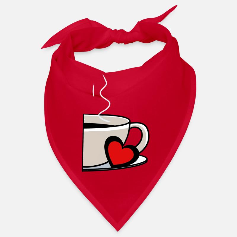Coffee Cup, Diet, Caffeine, Coffee Cup, Heart Bandana