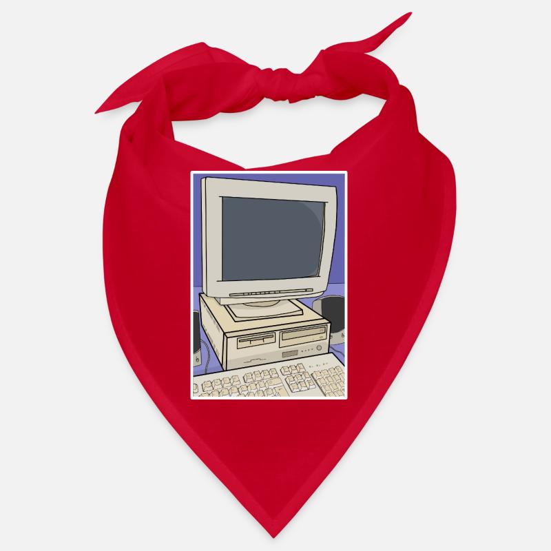 Retro-Computer-Desktop-Einrichtung Bandana