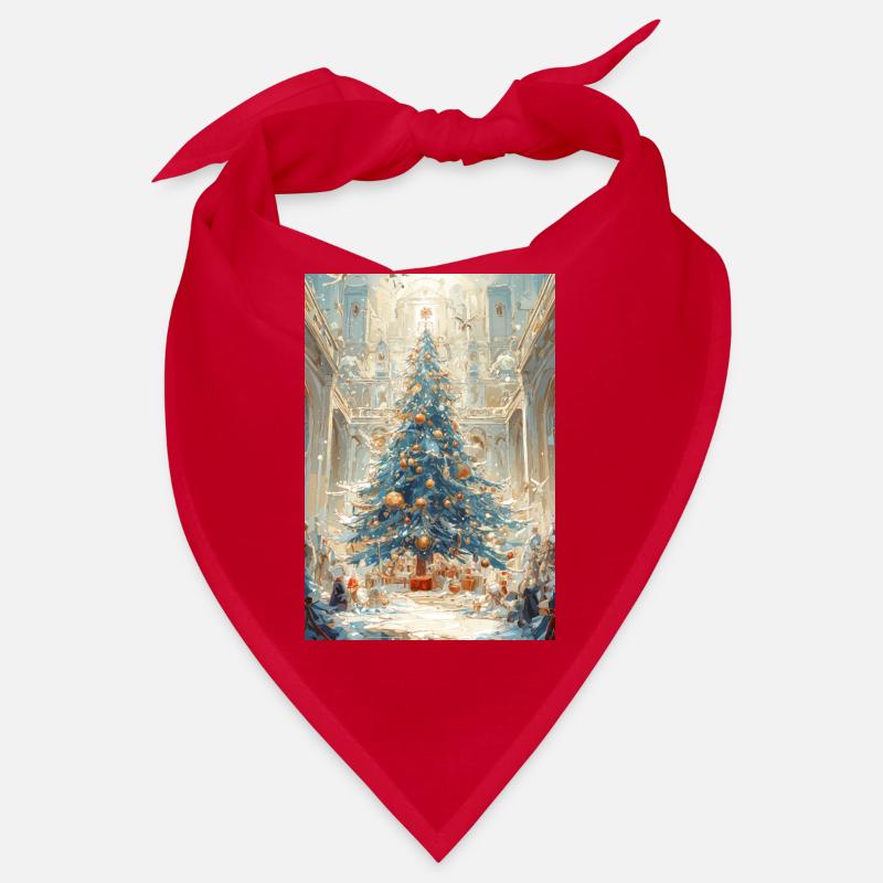 Aurora Blue Weihnachtskathedrale Bandana