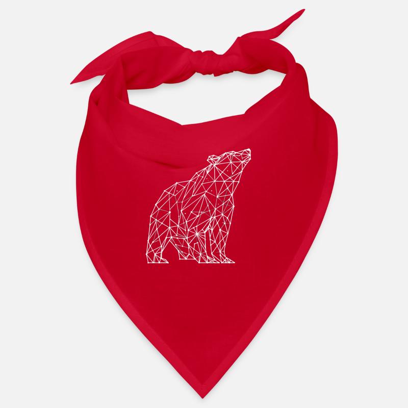 Bär Polygon Bandana