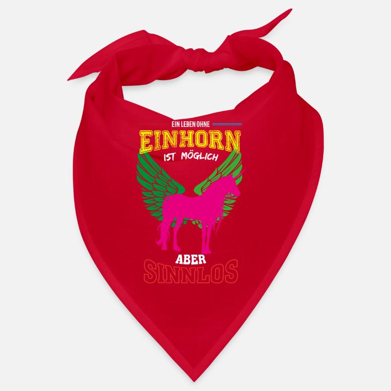 Einhorn Leben sinnlos - Geschenk Bandana