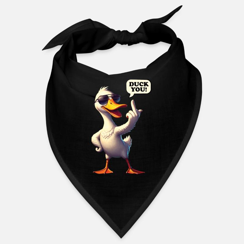 Lustige Comic "DuckYou" Ente Bandana
