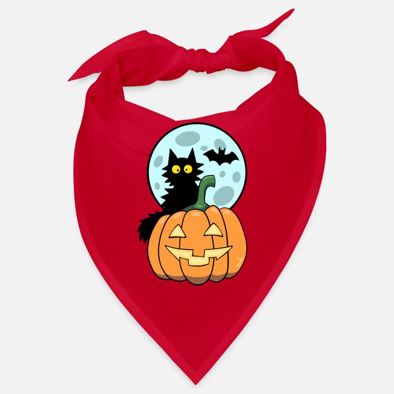 Cat on pumpkin Bandana