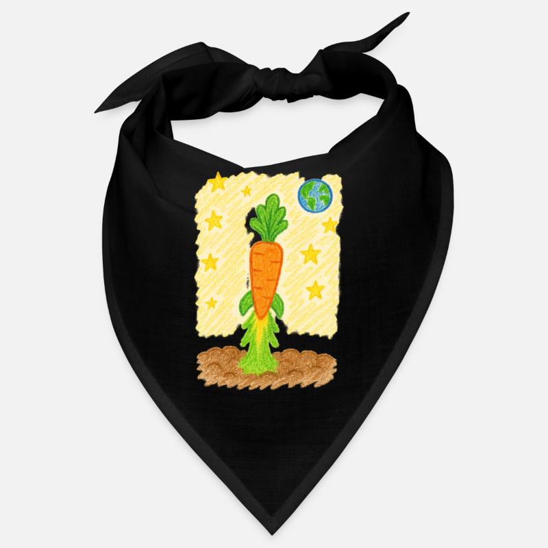 Carrot Rocket to Planet Earth Bandana