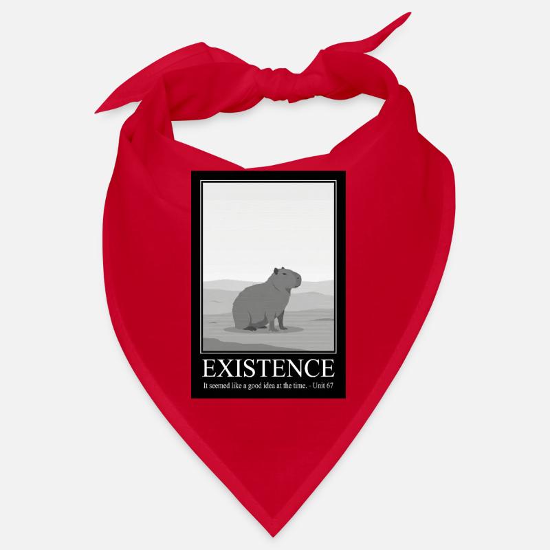 Lustiges Existenzzitat – Capybara-Sarkasmus Bandana