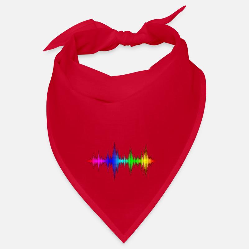 Music Equalizer Wellen bunt Bandana