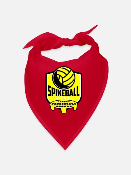 Colors can be changed | Roundnet Spikeball Team Fun - Bandana - red - Front