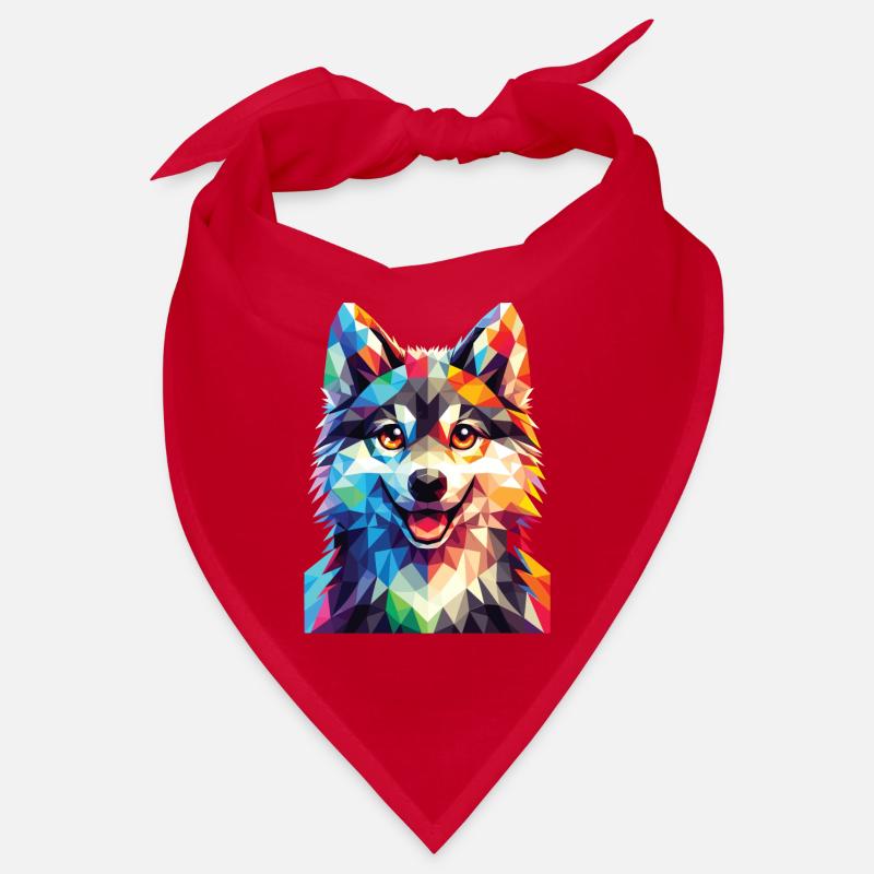 Loup polygonal Bandana