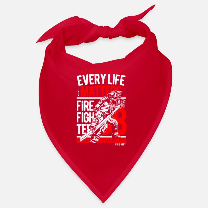 Pompiers Chaque vie Compte Bandana
