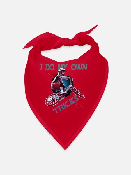 Cool BMX eigene BMX Tricks und Stunts - Bandana - Rot - Vorne