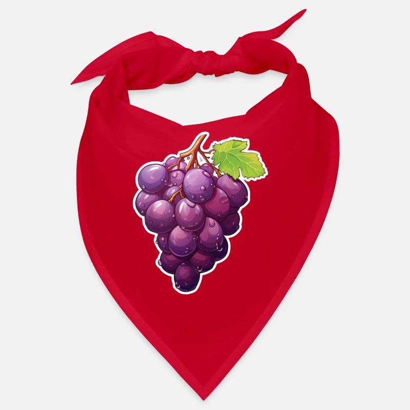 Grapes Blue Vine Bandana