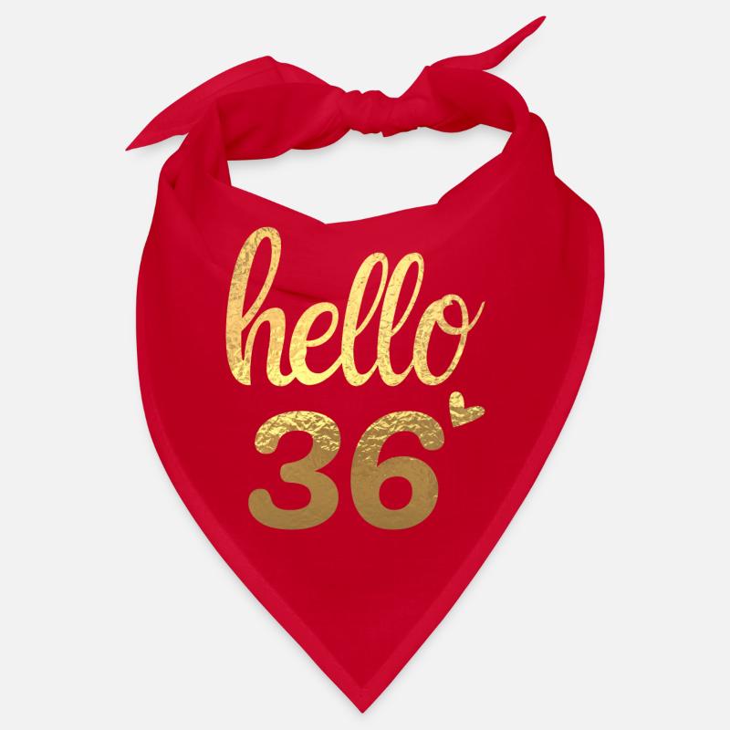 Hello 36 doré Bandana