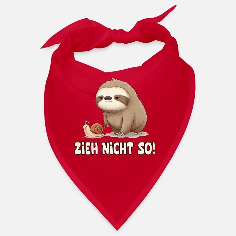 Pull Not So Sloth Cartoon Bandana