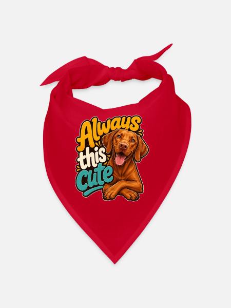 Ungarischer Pointer - Bandana - Rot - Vorne