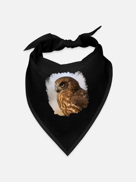 Kauz Design - Bandana - Schwarz - Vorne