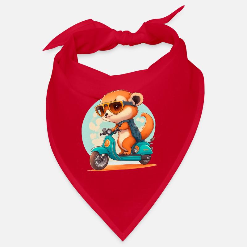 Escooting Erdmännchen Escooter Elektroroller Bandana