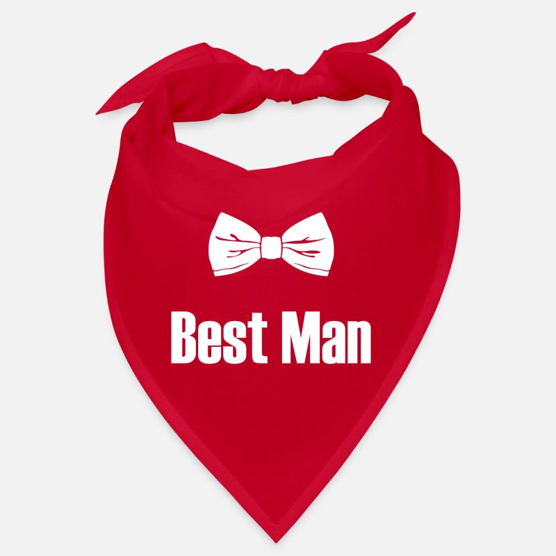 Bester Mann mit Fliege - Herren Junggesellenabschied Geschenk Bandana
