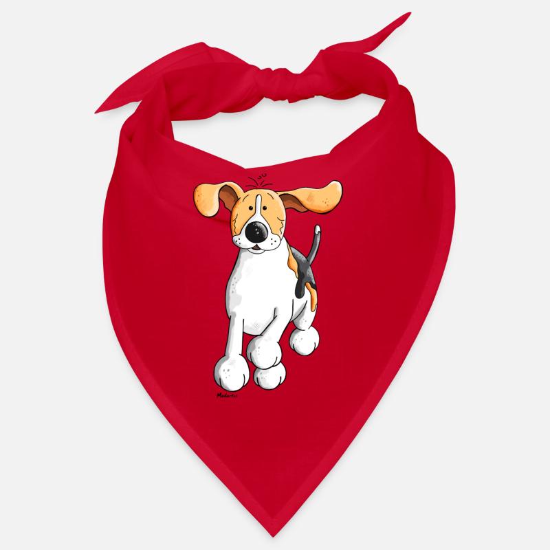 Funny Running Beagle Bandana