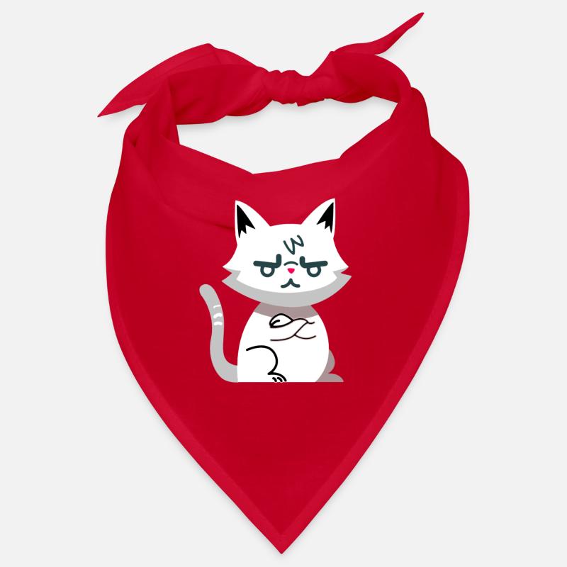 Angry cat Bandana