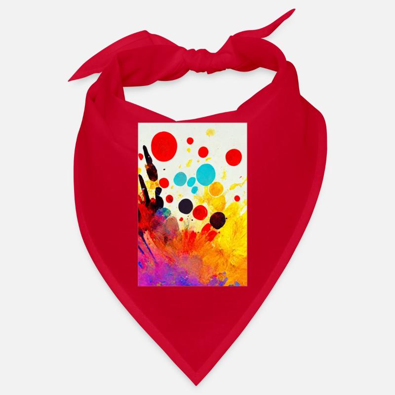 Abstract bright colour bold Bandana