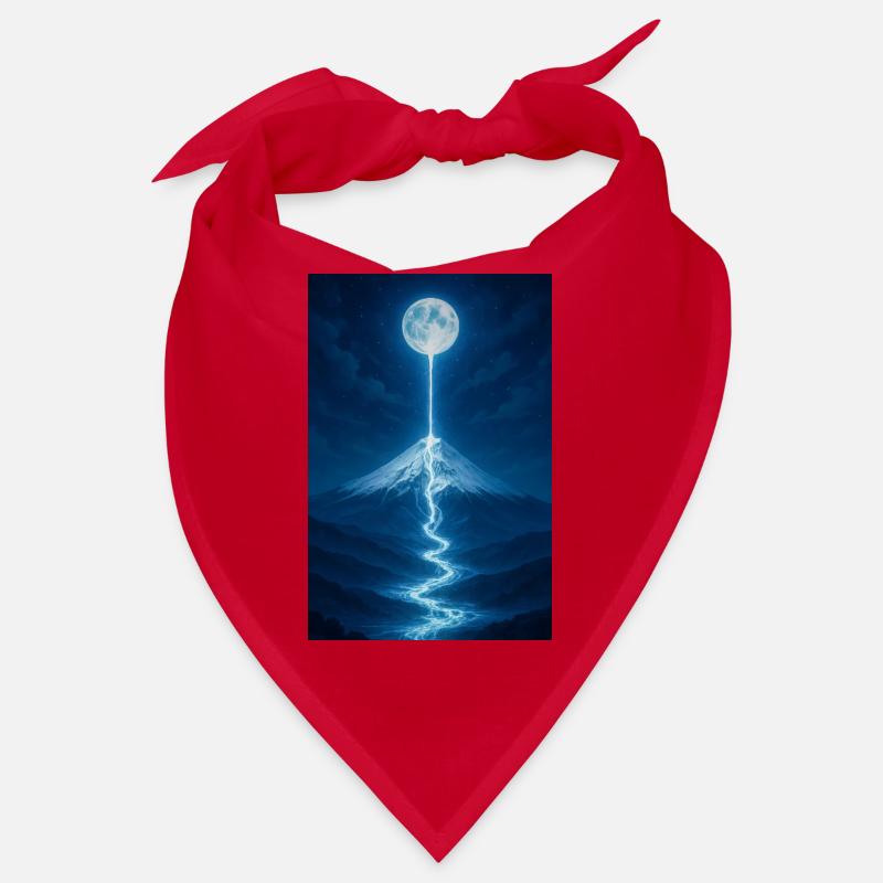 Fleuve lunaire qui coule Bandana