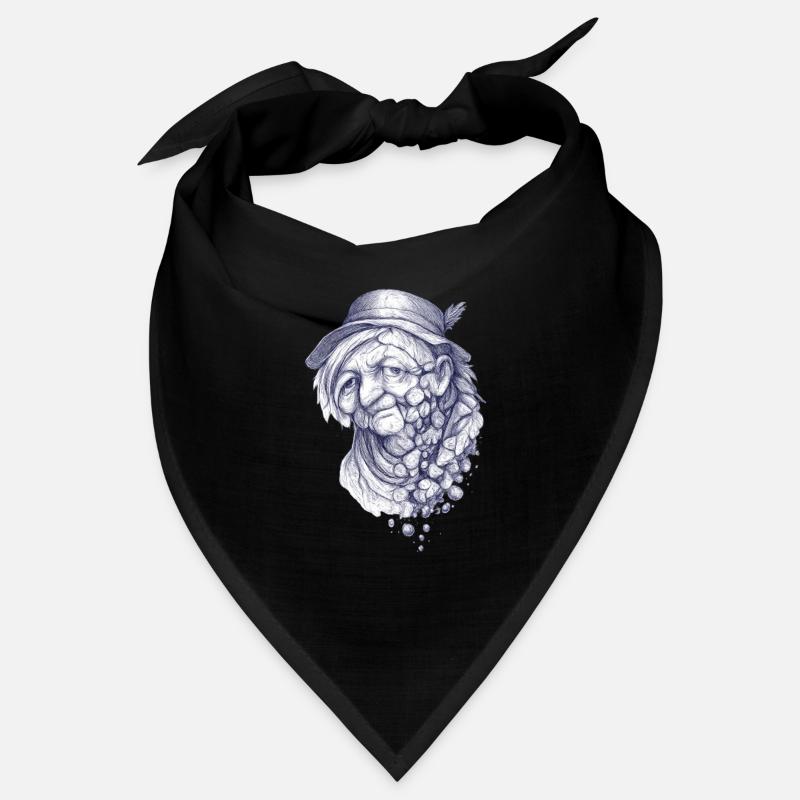 Portrait sur pierre Bandana