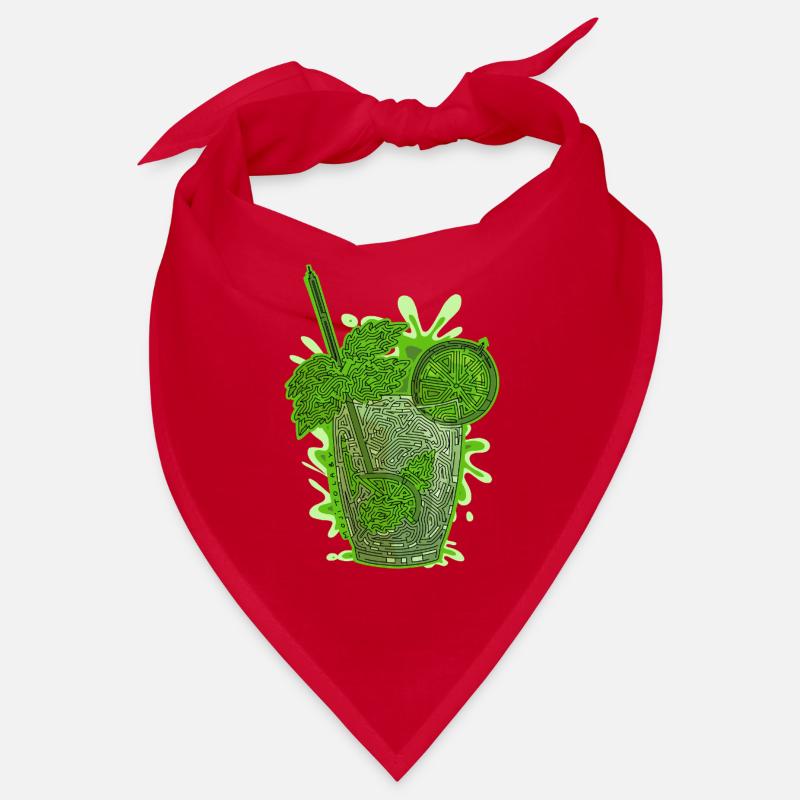 Labyrinthartiger Mojito Bandana