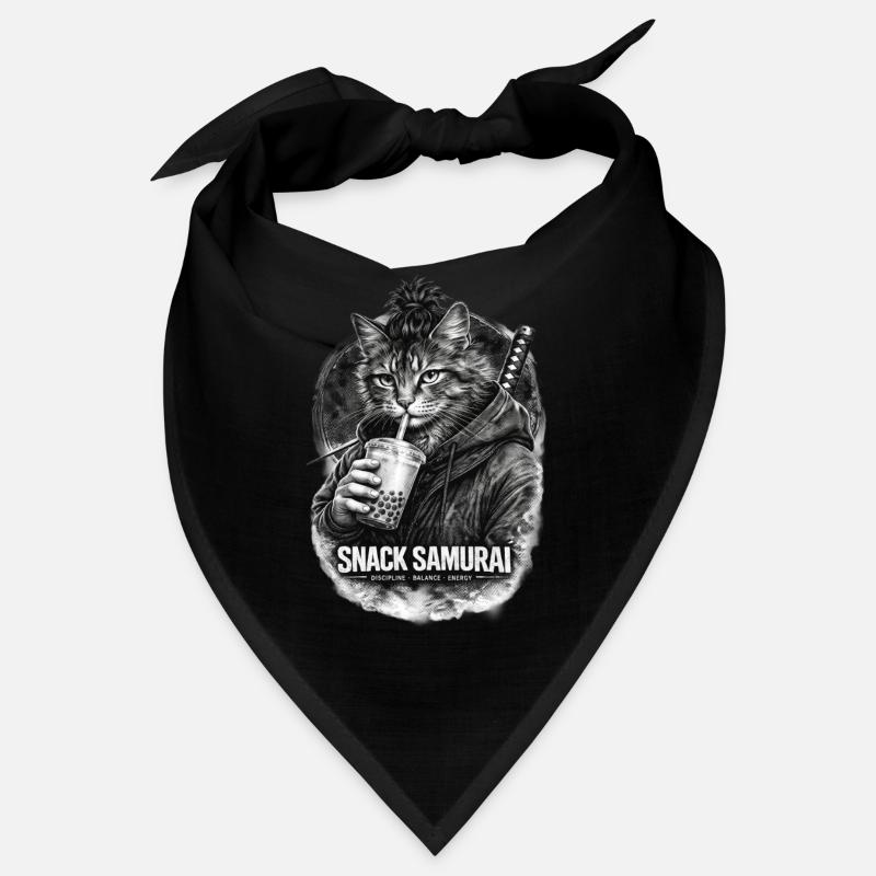 Snack Samurai Katze I Bandana