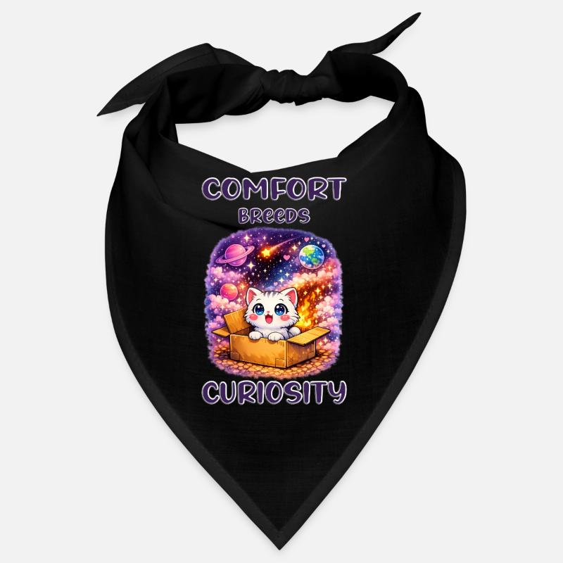 Space Cat in the Box - Confort et curiosité Bandana