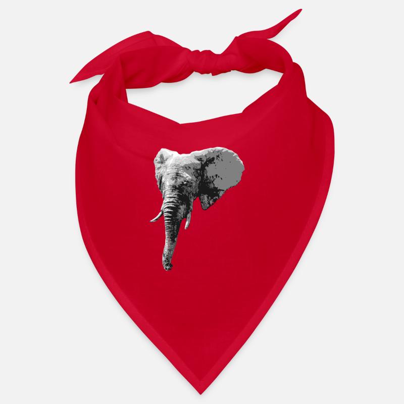 Elephant Head Animal Proboscis Elephant Bandana
