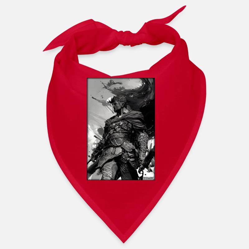 Warrior Sword Vintage Black White 3 Bandana