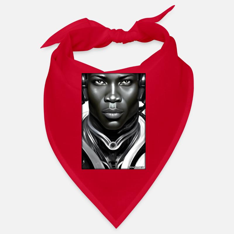 Cyborg Man Future Sci-Fi Machine Technology Bandana