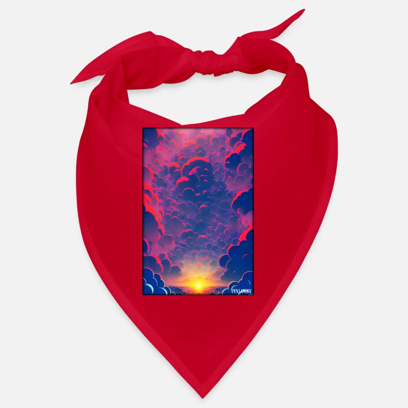 Sunset Sunset Sun Sky Nature Summer Bandana