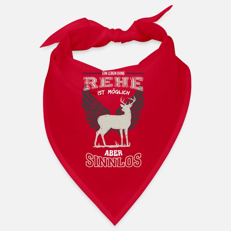 Rehe Leben sinnlos - Geschenk Bandana