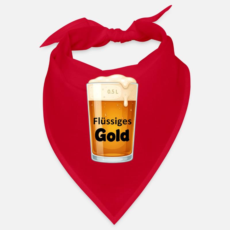 Flüssiges Gold Pint Design Bandana