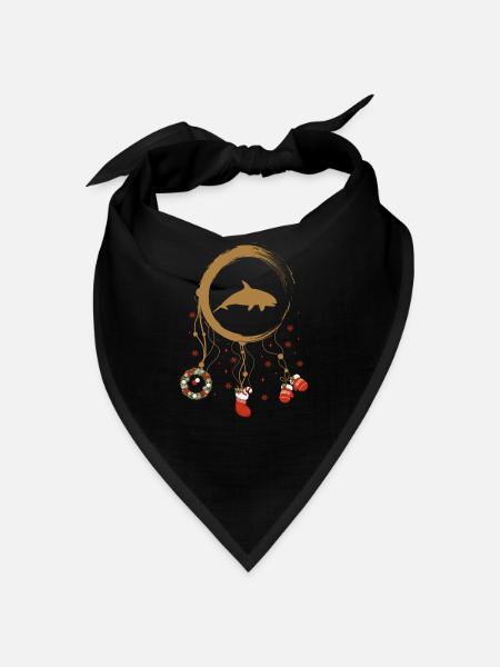 Orka Weihnachten Weihnachtstraumfänger - Bandana - Rot - Vorne
