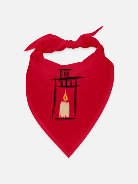 Lantern - Bandana - red - Front